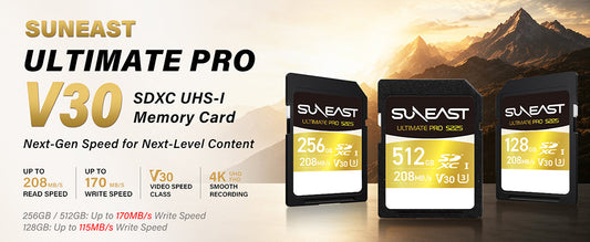 SUNEAST ULTIMATE PRO V30 SD Card: Built for 4K Video & Photography
