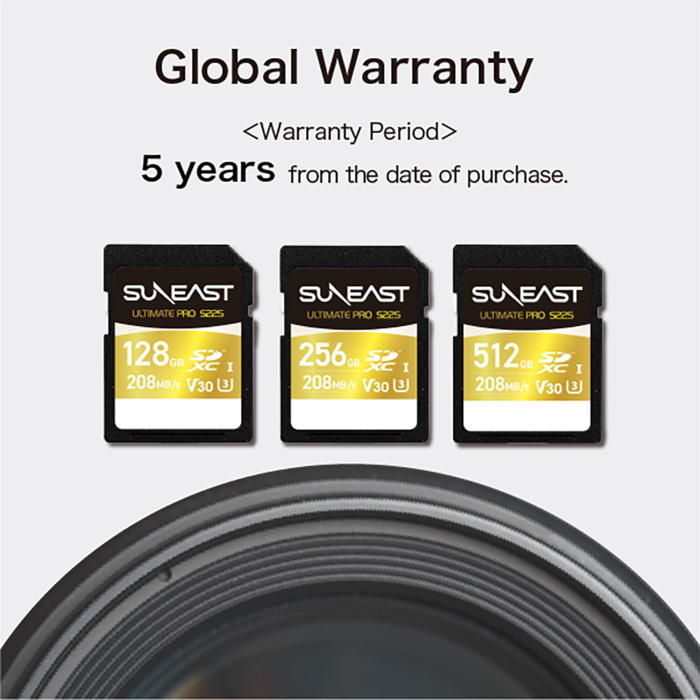 SUNEAST SD Card SDXC UHS-I V30 U3 C10 Memory Card