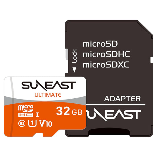 SUNEAST ULTIMATE PRO MicroSD SDHC/XC Card UHS-I V10/30 Orange series