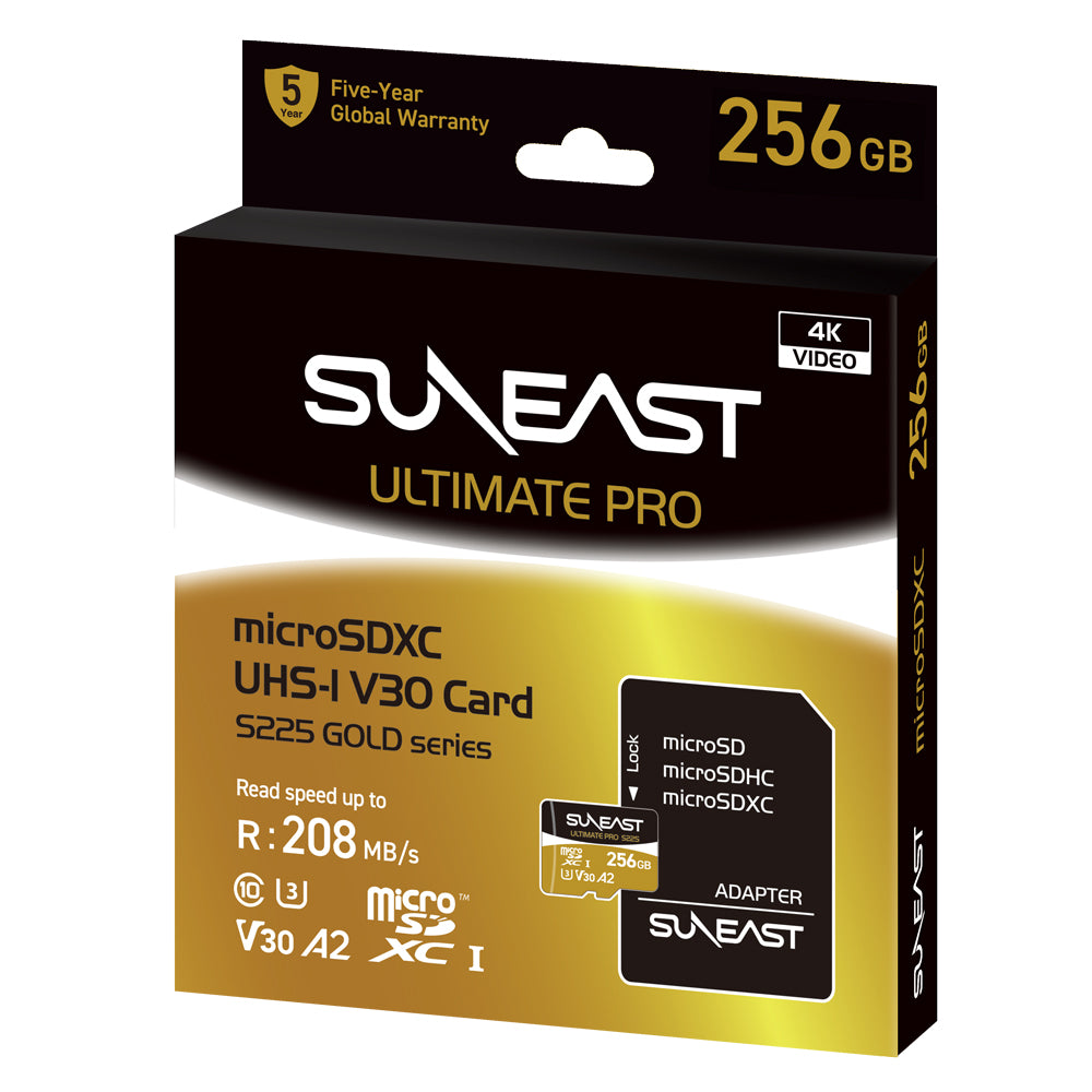 SUNEAST ULTIMATE PRO microSD SDXC Card UHS-I V30 S225 series